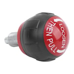 (Black And Red)5pcs 50x45mm Fitness Pop Pull Pin Knob Release Synthetic TDM