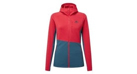 Veste mountain equipment durian hooded rouge bleu femme