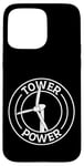 Coque pour iPhone 15 Pro Max Opérateur D'éoliennes Tower Power