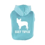 Designa Din Egen Hoodie Hundtröja - Ljusblå / 25 cm