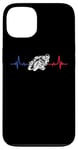 Coque pour iPhone 13 Moto GP Courses battement de coeur moto Motos Motard humour