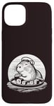 Coque pour iPhone 15 Plus Mignon Capybara mangeant des sushis kawaii