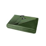 ANSIO Tarpaulin Waterproof Heavy Duty Sheet 2m x 3m / 6.5ft x 10ft Premium Grade Tarpaulin 260g/m² - Green