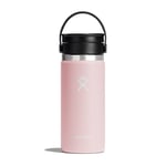 Hydro Flask - Travel Coffee Flask 473 ml (16 oz) - Vacuum Insulated Stainless Steel Travel Mug with Leak Proof Flex Sip Lid - BPA-Free - Wide Mouth - Trillium