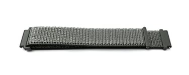SYSTEM-S Bracelet 22mm en nylon pour montre connectée Huawei Watch Gris, Vert foncé/gris, Eine Grösse