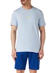 United Colors of Benetton Men's T 3u53u105j Short-Sleeved Shirt, Celeste 3l3, 3XL