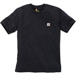 Tee-shirt de travail - pocket - noir - taille L CARHARTT