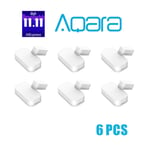 Aqara-Capteur de porte et fenêtre intelligent,connexion sans fil Zigbee,mini capteur de sécurité,fonctionne avec Mi Home,Android,iOS,Global - Type 6 PCS