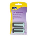 Scholl Electronic Foot Care System Refill - 2 stk. Hudpleie Personlig pleie Fotfil og fothøvel