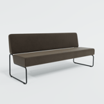 Soffa Play - Modul 190 cm, Tyg Nevotex Eros Trend 6 - Mörkbrun