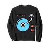 Vinyl Record Player Album Sweatshirt