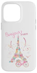 iPhone 14 Pro Max Bonjour Paris Eiffel Tower The Sign Of Love France Parisian Case