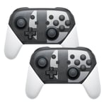 2pcs Qumox Manette De Jeux Contrôleur Bluetooth Pro Sans Fil Gamepad Compatible Pour Nintendo Switch Super Smash Bros.