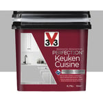 V33 - Peinture cuisine Rénovation perfection® Inox métallisé 0,75L - Inox