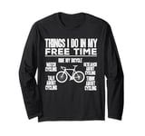 Watch Cycling Research About Cycling Funny Bicycle Long Sleeve T-Shirt