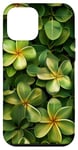 iPhone 12 mini Green Frangipani Flowers Plumeria Flower Pretty Garden Case