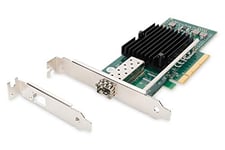 DIGITUS Carte d'E/S - PCIe - SFP+ carte réseau - 1 port - 10 Gigabit Ethernet - 10 Gbps - PCI-Express