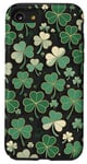 Coque pour iPhone SE (2020) / 7 / 8 Shamrock Trèfle à quatre feuilles Motif vert