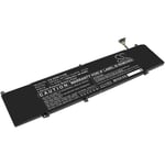 Batteri till 1F22N för Dell, 11.4V, 7800mAh