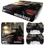 Kit De Autocollants Skin Decal Pour Console De Jeu Ps4 Slim Contr?Leur Complet Watch Dogs2, T1tn-Ps4slim-5610