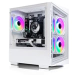 AWD-IT LEVEL 3 Ryzen 5 3600 6 Core Nvidia GTX 1650 4GB White Desktop PC for Gaming