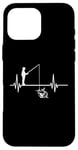 iPhone 16 Pro Max Funny fishing heartbeat fisherman angler Petri Heil Case