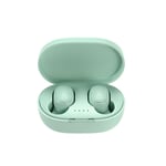 Oreillette Bluetooth sans fil d'origine A6S TWS 5.0 écouteurs sport écouteurs avec micro pour Xiaomi Samsung Huawei LG smartphone-vert pas de boîte de vente au détail