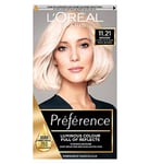 L'Oreal Paris Preference 11.21 Ultra Light Very Very Light Pearl Blonde Permanent Hair Dye