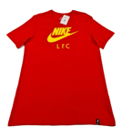 Nike Mens Red Liverpool FC Futura T-Shirt Size UK XL 46-47" Chest DD9737-612