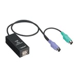 BLACK BOX USB to PS/2 Flashable Converter - tastatur- / musadapter - USB til PS/2