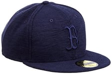 New Era flammé 5950 bosred Casquette, Mixte, Slub 5950 Bosred, Bleu Marine, 7 1/8