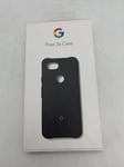 Official Genuine Google Pixel 3a Fabric Case Cover Carbon Black PRP £34.99