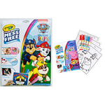 CRAYOLA Paw Patrol Mighty Pups Color Wonder Mess Free Book & Pegga Pig Color Wonder Mess Book, Multi, One Size