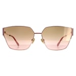 Ted Baker Square Womens Rose Gold Brown Gradient TB1618 Jazmin Metal (archived) - One Size