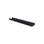 Ledson - Profilé aluminium noir plat 7mm SL7 - Longueur 2m