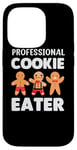 Coque pour iPhone 14 Pro Professional Cookie Eater Biscuits de pain d'épice