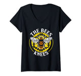 Womens The Bees Knees - Beekeeping Farmer Beekeeper Professional V-Neck T-Shirt