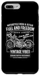 Coque pour iPhone 7 Plus/8 Plus Style vintage style moto rétro vieilli