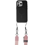 OtterBox 2-in-1 Crossbody Strap for Phone, Adjustable Neck and Wrist Lanyard, Additional loop to hang Keys and Headphones, Compatible with most Phone Cases, Pink