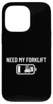 iPhone 13 Pro Low Battery Need My Forklift Funny Forklift Operator Case