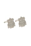 Silver Plated Crest Cufflinks