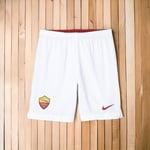 Boys Football Shorts White Nike Roma Football Shorts Boys Kids Youth Size M