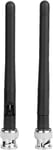 Antenne UHF ABS,antenne UHF 2 pièces avec connecteur BNC Noir adapté pour récepteur Sennheiser EW100 EW300 EW500 G3 HM.[Y260]