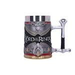 Nemesis Now Officially Licensed Lord of The Rings Aragorn Tankard, Silver, 15.5cm