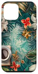 Coque pour iPhone 12 mini White Pop Art Tropical Magic Book Floral Coffee Books