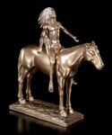 Indian Figure on Horse - Appeal to the Great Spirit - Chief Shaman