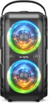 W-KING 80W Bluetooth Speaker Loud- Super Bass, Huge 105Db Sound, Portable Party 