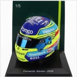 Spark-Model 5HF139 Bell Helmet - Casco Helmet F1 Fernando Alonso Team Aston Mart