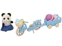 SYLVANIAN FAMILIES 5652 La Fille Panda, Son vélo et sa remorque Colorful