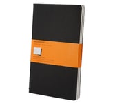 Moleskine Cahier, Monokromatiskt, Svart, 80 Ark, 70 G/M ^, Linjerat Papper, Universal